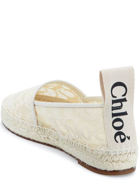 chloe lauren espadrille|chloe woody lace espadrilles.